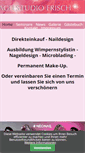 Mobile Screenshot of nagelstudio-frisch.de